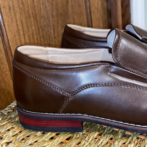 Zriang Men's Dress Loafers Formal Leather Lined Slip-on Shoes - Picture 3 of 13